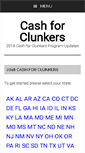 Mobile Screenshot of cashforclunkers.org